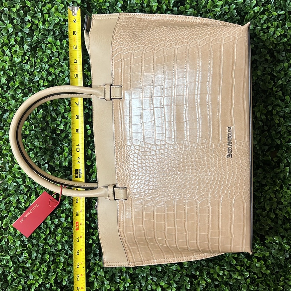 Enzo Angiolini handbag, alligator print Coocro material - Picture 2 of 10